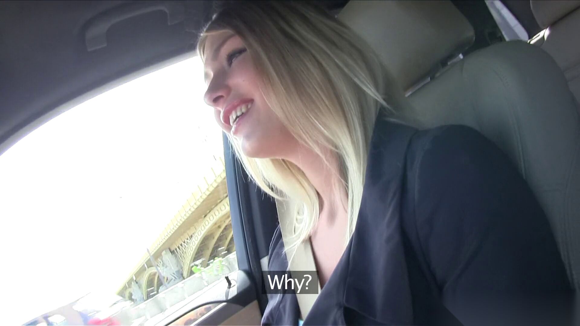 Hot Blonde POV Ride